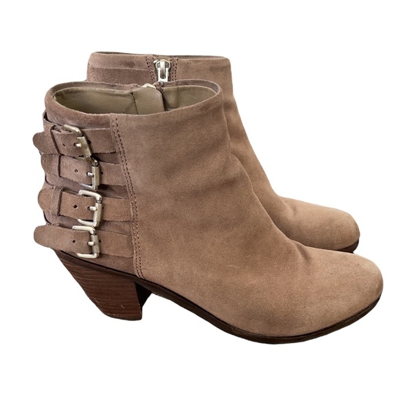 SAM EDELMAN “Lucca” brown buckle booties Size 8 - Picture 5 of 13